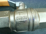 Parker CW617N PN40 DN25 Brass Full Port Ball Valve Threaded 600 CWP 1" Image
