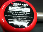  Master Appliance HG-501D Heat Gun Industrial Quick Change SerD 120V Ac Fixed Temp 14.5 Amp Corded 60Hz Image