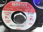  Numatics R820-03FGT Precision Regulator Ser82 3/8 Port 2-120PSIG Image