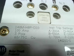  Allen Bradley 140M-H8P-D10 Circuit Breaker 100A/600V 65kA 3-Pole H-Frame Image