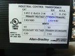  Allen Bradley 1497-E-BASX-3-N 250VA Control Transformer 240/480V to 120/110V SerA Image