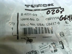  Turck B 4231-0/9 Circular Connector 3 Pin 78/" Mini Female ELB FW PG9 CG 250VAC Image