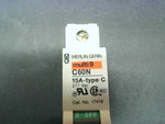  Square D Merlin Gerin 17416 Multi9 C60N 15A Circuit Breaker 15Amps 277VAC Trip Curve C 1P Image