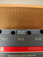  ABB A300W-30 Isolated Welding Contactor 400A 3P Continuous 120VAC Coil Image