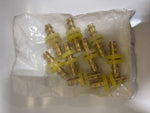  Foster PHS84 3/8" ID Hose x 3/8" Brass Industrial Push-On Air Fittings Pack of 10 ea Image