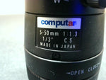  Computar Vari Focal T10Z0513 CS-2 TV Lens 5-50MM F1.3 Image