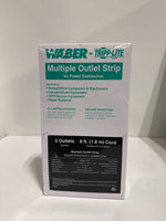  Waber Tripp-Lite 5 Outlet Power Strip 6ft Cord 15A Image