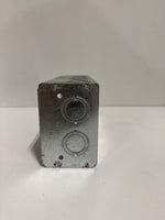  Raco 693 Lot of 10 PCS Masonary Electrical Box 4 Gang 63.5 Cu In Galvanized Image