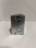  Raco 693 Lot of 10 PCS Masonary Electrical Box 4 Gang 63.5 Cu In Galvanized Image