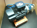  Leeson C80T17FZ4C Motor w/ Semtorq AD5 Gearbox 1700rpm 3PH D80C Frame 1HP 0.75 KW 230/460V Image