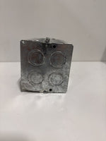  Thomas & Betts GW335G Lot of 10 PCS Galvanized Steel Masonary Switch Boxes 71 Cu In Image