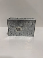  Thomas & Betts GW335G Lot of 10 PCS Galvanized Steel Masonary Switch Boxes 71 Cu In Image