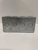  Raco 698 Galvanized Steel Electrical Box Masonry 89.8 Cu In Lot of 10 PCS Image