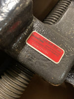  Link-Belt Rexnord DSHB22555H18 Mounted Spherical Roller Bearing Hinged Top Assembly Bore Dia 3-7/16" 18" Travel Frame Length 40-1/4" Steel Frame Image