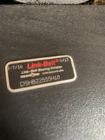  Link-Belt Rexnord DSHB22555H18 Mounted Spherical Roller Bearing Hinged Top Assembly Bore Dia 3-7/16" 18" Travel Frame Length 40-1/4" Steel Frame Image
