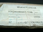  Warner Linear M1-D024-0100-A03-LN-OB Linear Actuator MTrack 24VDC Motor Voltage 75MM Stroke Image