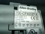  Allen Bradley 700-CF400ZQ Control Relay SerA 12V DC 600V AC MAX Image