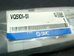  SMC VQ5101-51 Solenoid Valve 5 Port 2Pos 0.2-1 0MPa 24VDC Coil Image