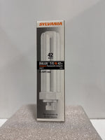  Sylvania 20871 Dulux T/E 42W Compact Fluorescent Bulb (Lot of 5) CF42DT/E/IN/835 Image