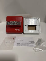  Siemens ZR-MC-R Wall Mount Red Strobe Alarm 500-636169 Image