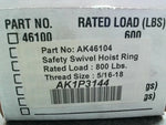  Actek AK46104 5/16"-18 x .054" UNC Swivel Hoist Ring 800LBS WLL Image