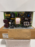  Condor GPC130E Switching Power Supply 130W 100-240V 3.5A 50/60 Hz
Output: 5V, 24V, -15V, 15V
Output Minimum: 3A, 0A, 0A, 0A
Output Maximum (Unrestricted Natural Convection Cooling): 16A, 3.5A, 1.2A, 1.2A
Output Maximum (Requires 26 cfm Moving Air): 20A, 3 Image