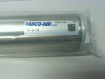  Fabco Air 75-D-10 Pneumatic Cylinder 1-3/4" Bore x 10" Stroke Stainless Double Acting 200psi Max, 1/2"-20 UNF-2A male threaded rod-end, 2 x 1/4" NPSF threaded pneumatic ports Image