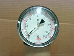  Winters P301 Low Pressure Gauge 0-32" H2O Vacuum 1/4" 2.5" Dial Image