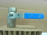  RUB K.82 1-1/4" Locking Ball Shut Off Valve 600psi Max Image