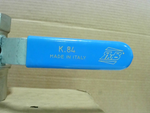  RUB K.82 1-1/4" Locking Ball Shut Off Valve 600psi Max Image