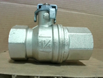  RUB K.82 1-1/4" Locking Ball Shut Off Valve 600psi Max Image