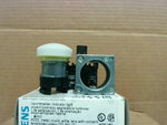  Siemans 3SB3 644-6BA60-0CC0 Indicator Light White Lens Image