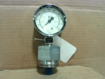  Graco 208855 Stainless Steel Fluid Gauge w/ Dampener 0-300psi Image