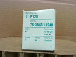  Siemens 78-3643-11940 Molded Case Circuit Breaker 20A 120-240V P120 Image