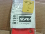  North BS01B Safe Ball Valve Lockout 3/8" - 1-1/4" Red Polypropylene Image