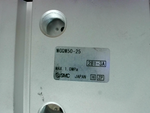  SMC MGQM50-25 Pneumatic Guided Slide Cylinder 145psi Image