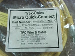  TPC Wire 69933/97047 /C Micro Quick Connect Cable 90 Degree Male Straight Female 15' Length Image