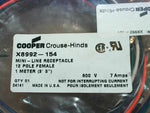  Cooper Crouse-Hinds X8992-154 Mini-Line Recepticle 12 POle Female 1M 600V 7A Image