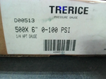  Trerice 500XB6002LA120 Industrial Pressure Gauge 6" Dial  0-160 psi Lower Connection 1/4" NPT Image