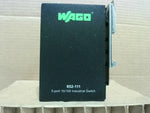  WAGO 852-111 Industrial Unmanaged ECO sSwitch 5x 10/100 Mbs RJ45 Ports DIN Image
