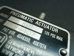  Gemini Valve B412 Pneumatic Actuator 125PSI w/ 6RTV6 Actuator 0.5 89 Stainless Ball 1/2" Image