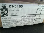  Parker 2.50CCB4MA3U34AC04.00 Pneumatic Cylinder 4" Stroke Double-Acting Non-Lube NFPA Single-End Tie-Rod Image