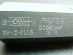  Flutec RV-12-01.1/5 Hydraulic Check Valve 1/2 NPT 5000 PSI Image