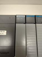  Allen Bradley SLC500 PLC Rack 1747-L524 /C with 5 Modules -SEE DESCRIPTION- Image