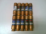  Bussmann FRN-R-5 Fusetron Duel Element Time Delay Fuse 5A 250V (10 PCS) Image