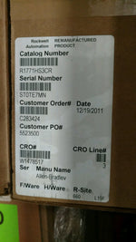  Allen Bradley 1771-HS3CR IMC-123A Servo Control Model Is VDC 58A FACTORY RECONDITIONED Image