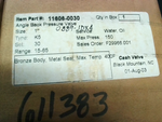  Cash Valve  K5 1" Angle Back Pressure Valve Factory Sealed Image