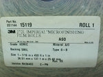  3M 272L Microfinishing Film Roll 5Mil  1-7/16"x 450'x 1" Type S-B Image