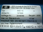  AMG SAD 15 Pneumatic Actuator P/N 167629 Image