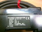  Keyence LV-21AP Digital Laser Sensor Amplifier 12-24VDC w/ 7ft. Cord Image